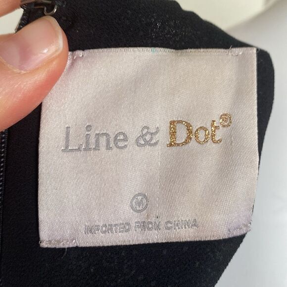 Revolve Line And Dot Blue & Green Floral Sleeveless Maxi Dress Size Medium - Picture 7 of 11